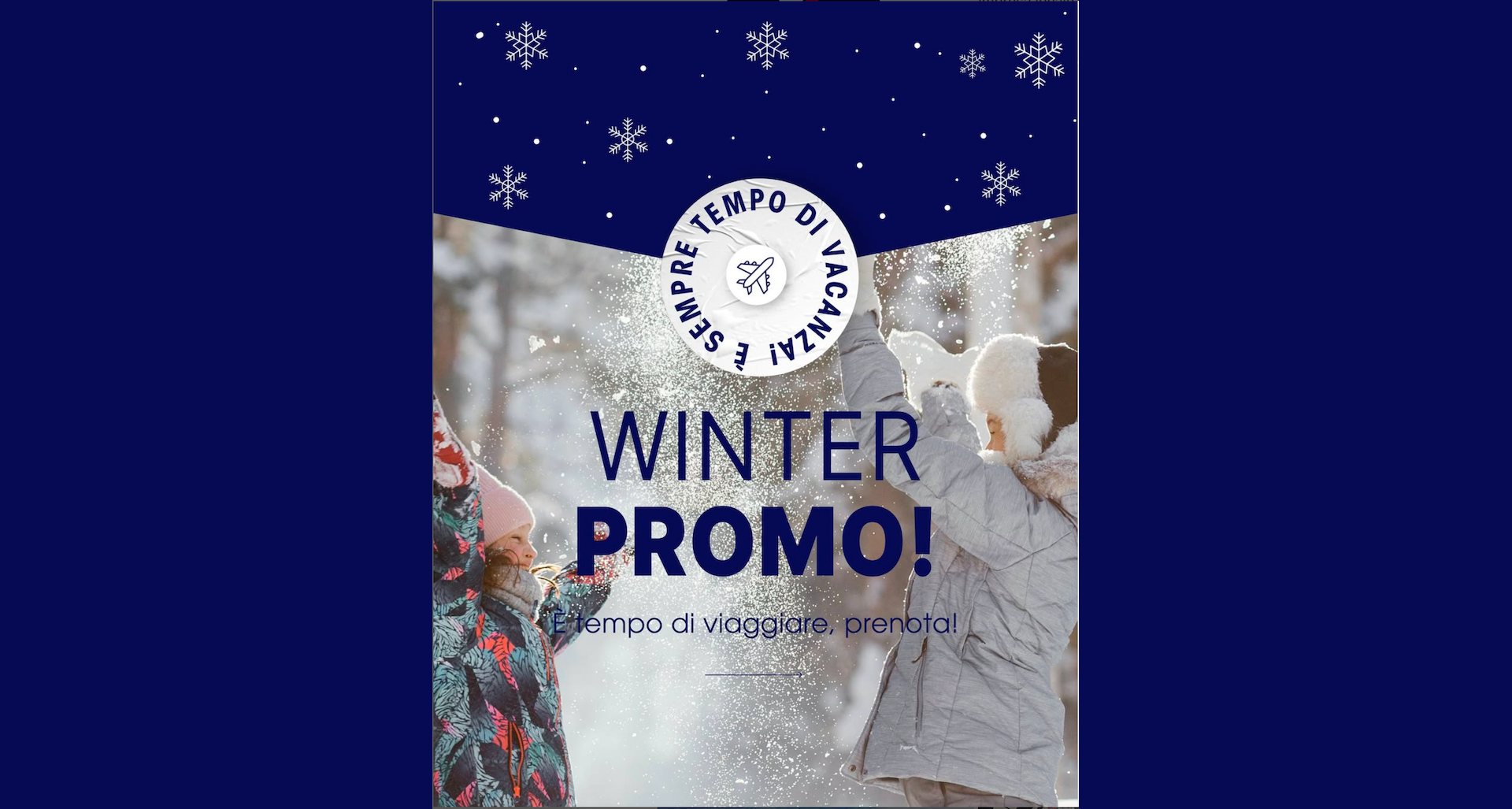 Winter Promo, è tempo di viaggiare ... -15%